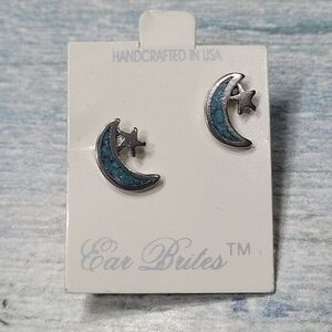 Ear Btites Blue Moon and Star Earrings